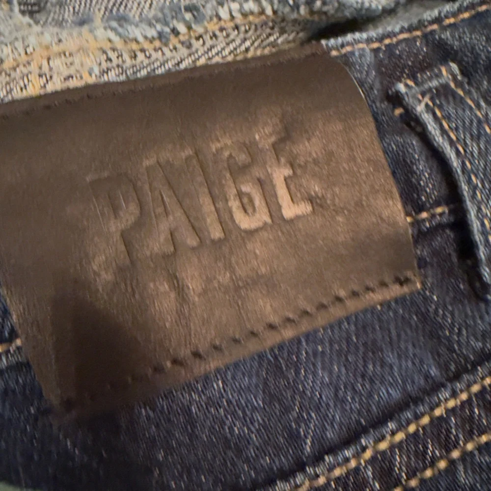 Paige Wide-Leg Jeans Portia Michiru double waistband, high rise, size 32 New! - Picture 15 of 16